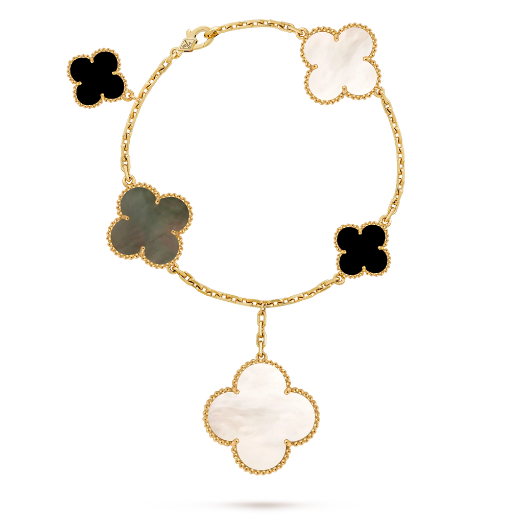Van Cleef & Arpels Magic Alhambra Five-Flower Bracelet