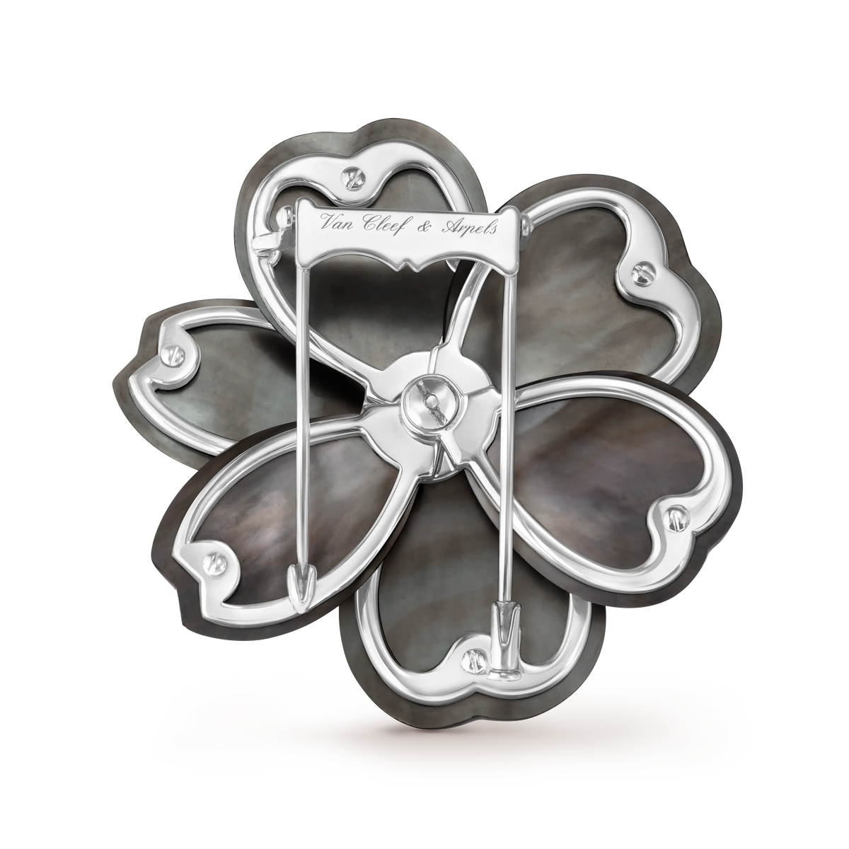Van Cleef & Arpels Rose de Noël Collection Large Christmas Rose Brooch