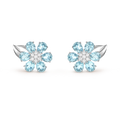 Van Cleef & Arpels Fleurs d’Hawaï Collection Aquamarine and Diamond Flower Earrings